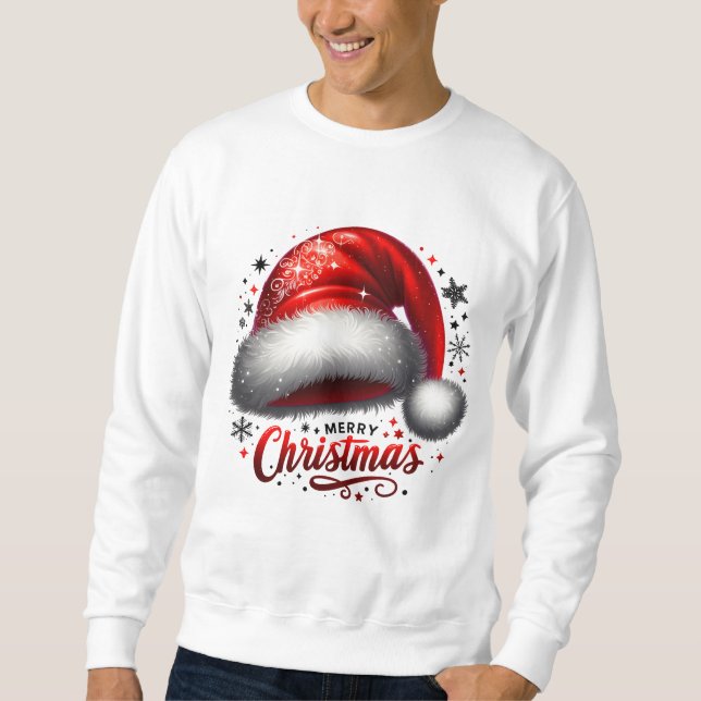 Scarlet Santa Hat Glow Sweatshirt (Vorderseite)