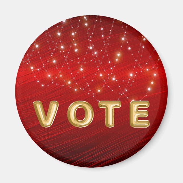 Scarlet Starlight Cascade Vote Magnet (Vorne)