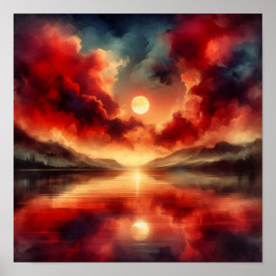 Scarlet Stillness Horizon – Zurück zur Schule Poster