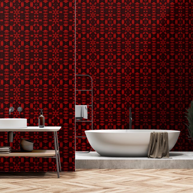 Scarlet Summer Tapete (Badezimmer)