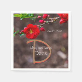 Scarlet Top Wedding Serviette