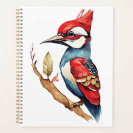 Scarlet Wappen Woodpecker Planer