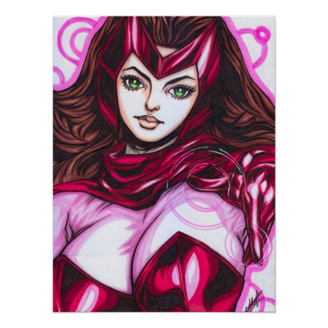 Scarlet Witch ~ Wanda Maximoff Poster (Vorderseite)