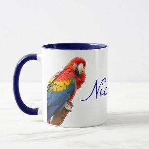 Scarletmacaw-Nicaragua-Keramik-Tasse Tasse