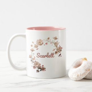 Scarlett Floral Tasse