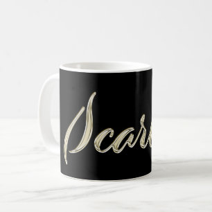 Scarlett white gold Handwriting Tasse Kaffeetasse