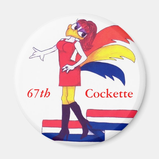 Scarlette, 67. Cockette Magnet (Vorne)