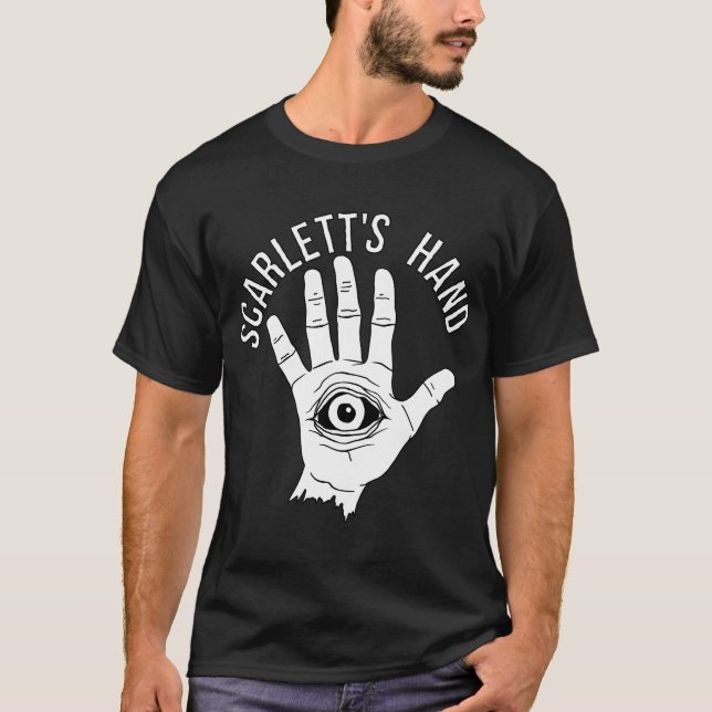 Scarletts der schwarze T - Shirt Handder (Vorderseite)