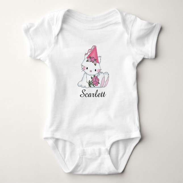 Scarletts Personalisierte Babygeschenke Baby Strampler (Vorderseite)