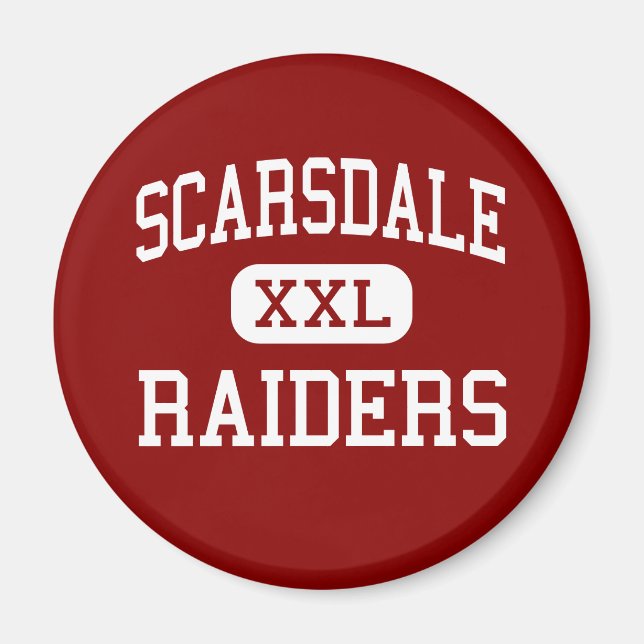 Scarsdale - Raiders - High - Scarsdale New York Magnet (Vorne)