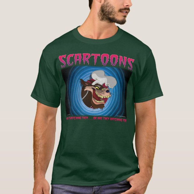 SCARTOONS grüner Wolf-T - Shirt (Vorderseite)