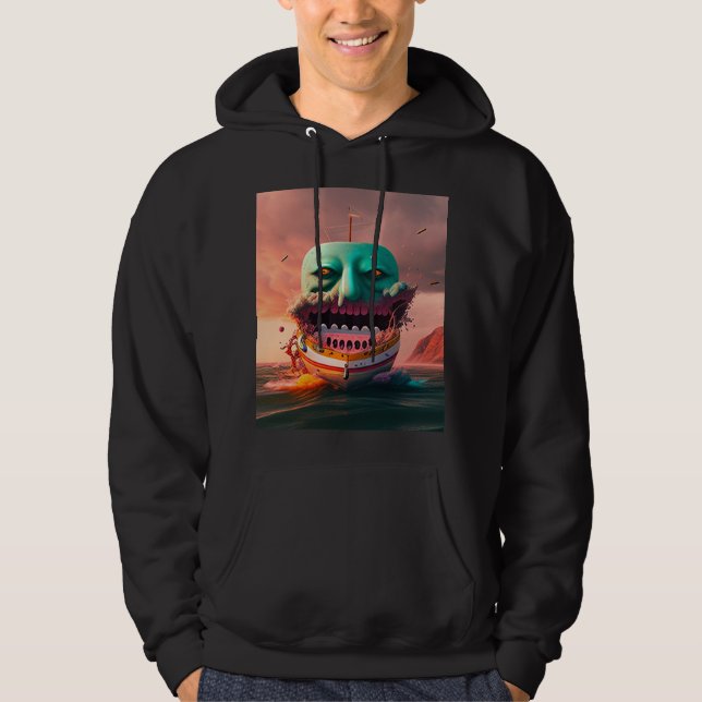 Scary boat hoodie (Vorderseite)