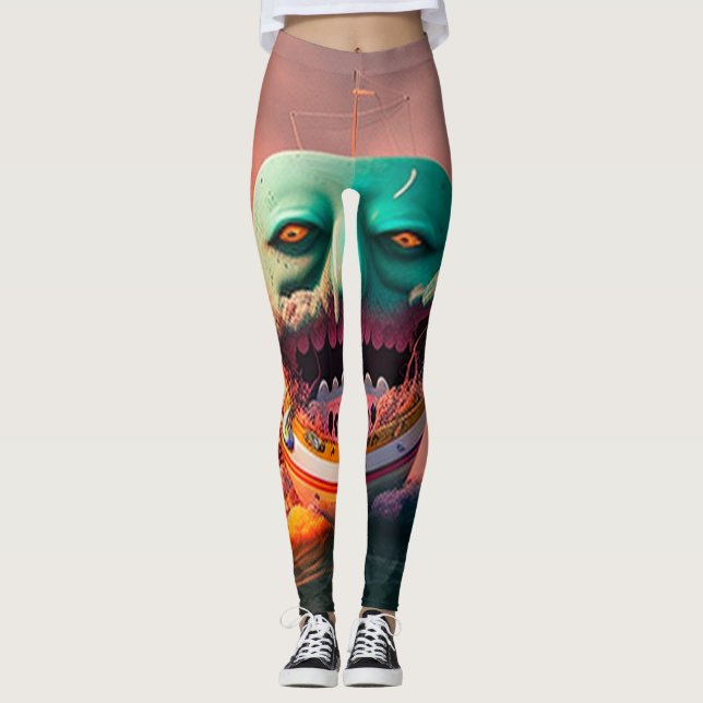 Scary boat leggings (Vorderseite)