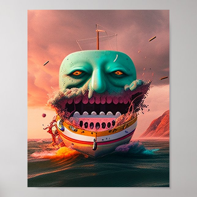 Scary Boat Poster (Vorne)