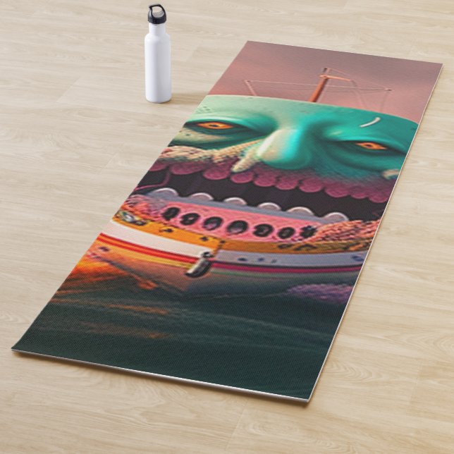 Scary boat yogamatte (Beispiel)