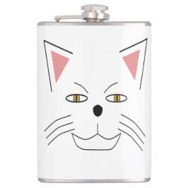 scary cat meow meow flachmann