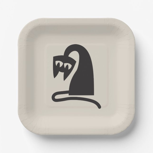 Scary Cat Pappteller (Vorderseite)