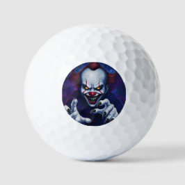 Scary Clown Golf Balls Golfball