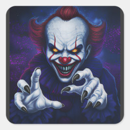 Scary Clown Sticker
