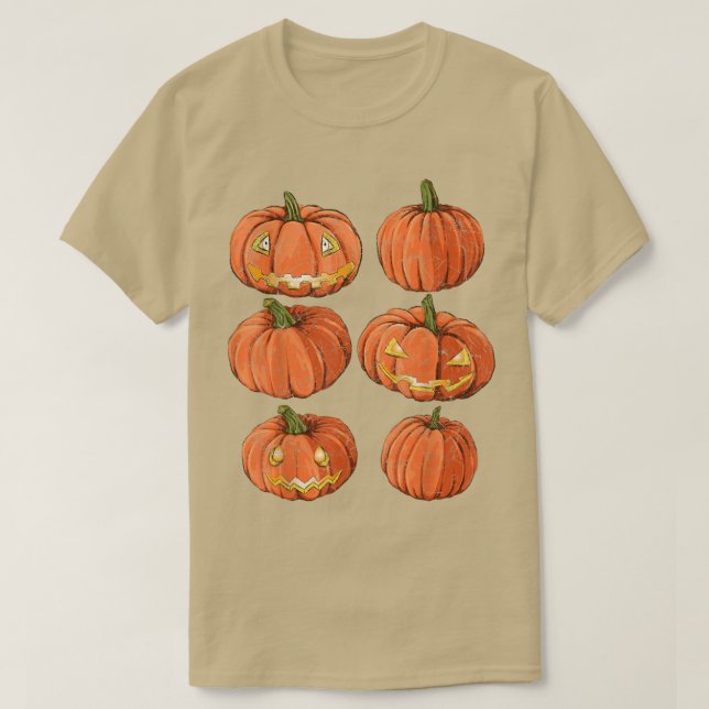 Scary Halloween Anzug Jack O Lantern Spooky Pump T-Shirt (Design vorne)