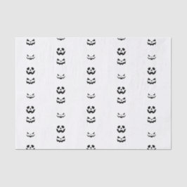 Scary Halloween Faces Seidenpapier