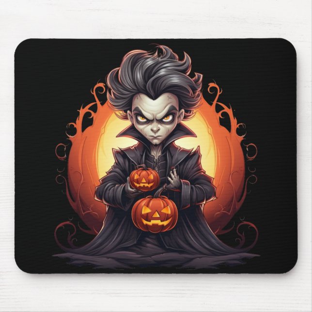Scary Halloween Vampire Mousepad (Vorne)