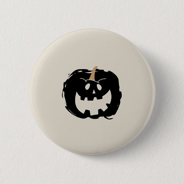Scary Pumpkin Button (Vorderseite)