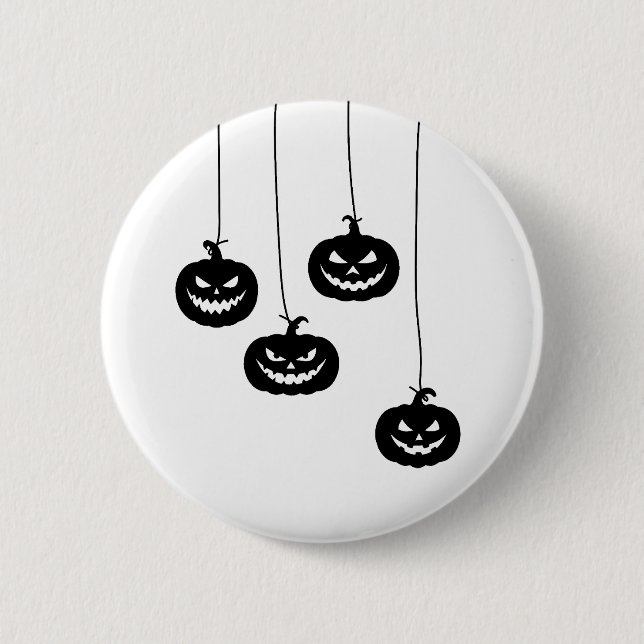 Scary Pumpkin hanging Button (Vorderseite)