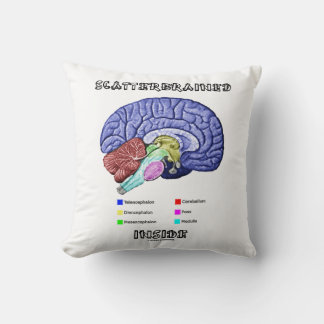 Scatterbran Inside Brain Geek Spaß Kissen
