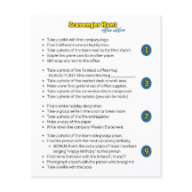 Scavenger Jagen Team Gebäude-Aktivität