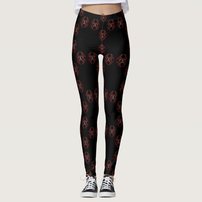 Scdrollwork für klassische Stile Leggings (Vorderseite)