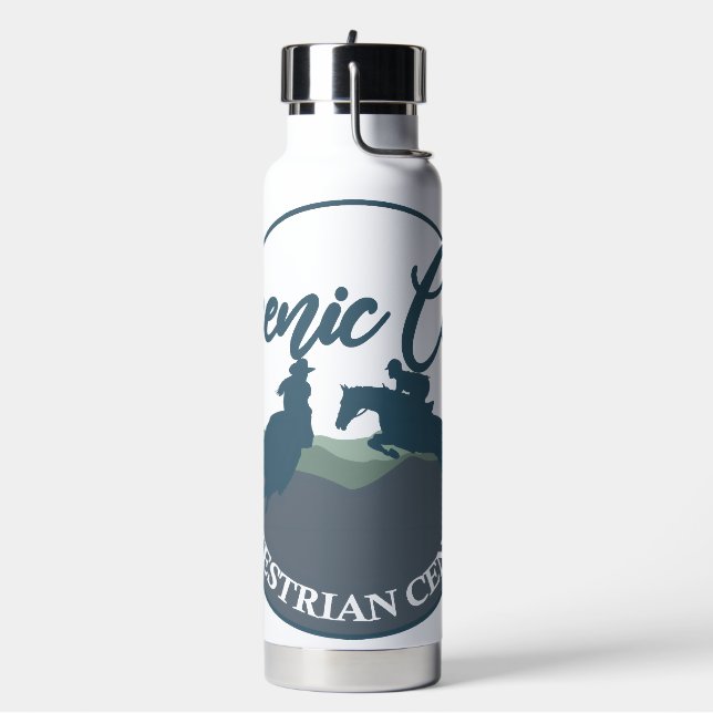 SCEC, 25 oz Wasserflasche mit Strohhalm Trinkflasche (Links)