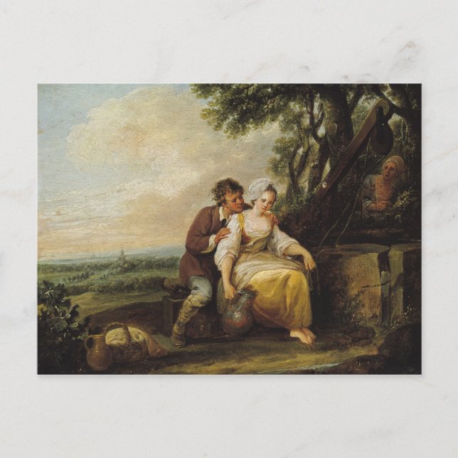 Scene Galante, 1774 Postkarte (Vorderseite)