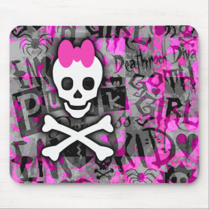 Scene Kid Graffiti Mousepad