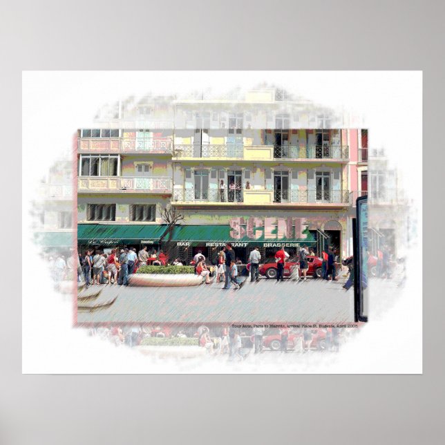 SCENE Tour Auto Poster (Vorne)