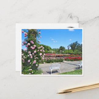 Scenery of Rose Garden ポストカード Postkarte
