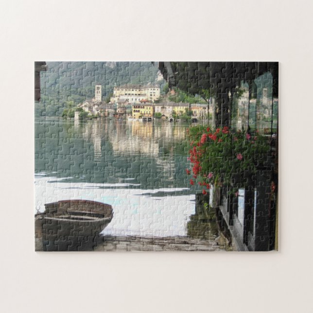 Scenic Lake Orta Puzzle (Horizontal)