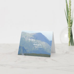 Scenic Mountains Christian Scripture Get Well Card Karte