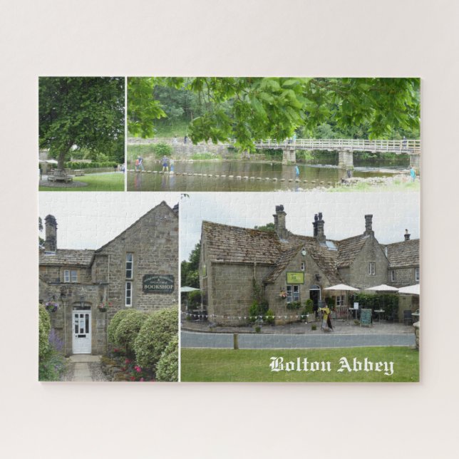 Scenic Picturesque Bolton Abbey Yorkshire Dales Puzzle (Horizontal)
