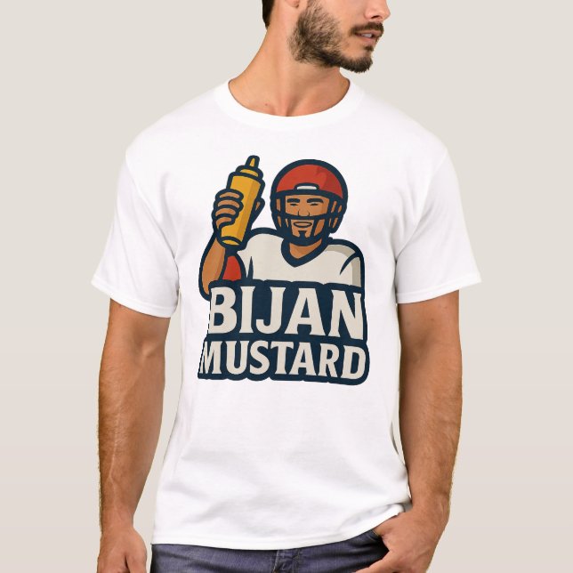 SCFFL 2025 - Bijan Mustard T-Shirt (Vorderseite)