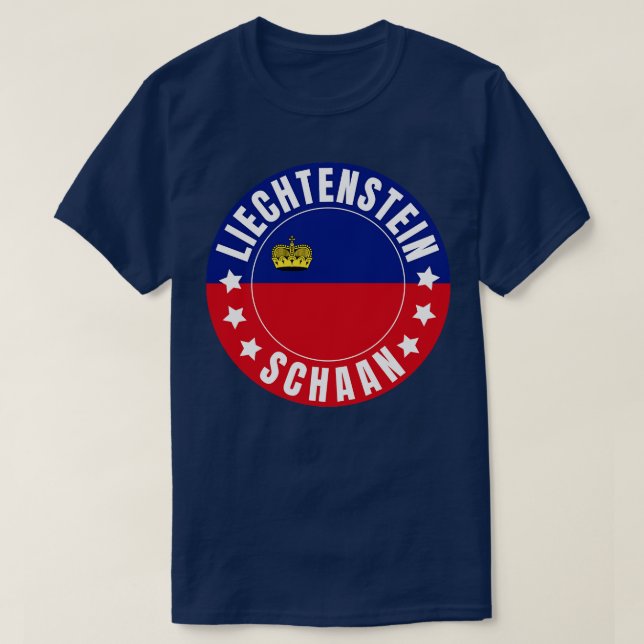 Schaan Liechtenstein T-Shirt (Design vorne)