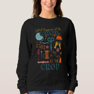 Schabalbum Crop Retreat Handwerk Scrapbooking Sweatshirt