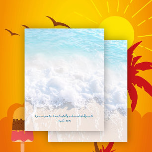 Schabalbum Meeresschaum Blaue Ozean Spezialpapier
