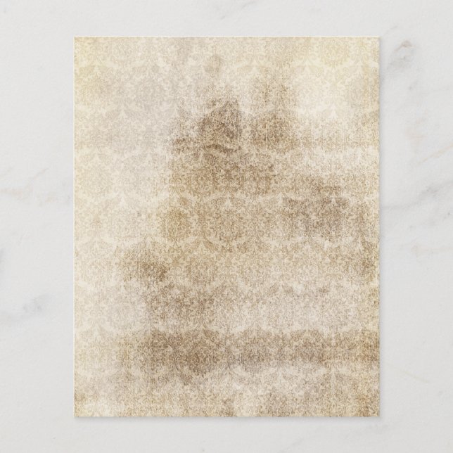 Schabbiges Vintage-Musterpapier (Vorderseite)