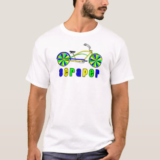 Schaber-Fahrrad-T - Shirt