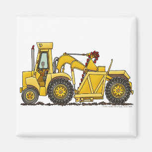 Schaber-Schmutz-Urheber-Bagger-Bau-Magneten Magnet