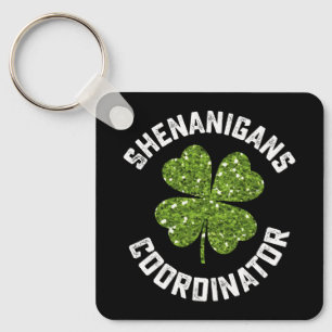 Schabernack-Koordinator Lustiger St. Patrick's Day Schlüsselanhänger