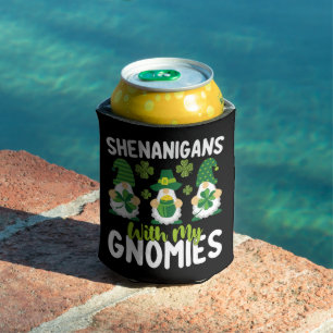 Schabernack mit meinen Gnomies Gnom St. Patrick's  Dosenkühler