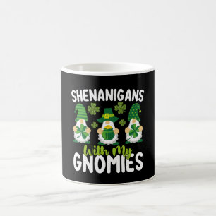 Schabernack mit meinen Gnomies Gnom St. Patrick's Kaffeetasse