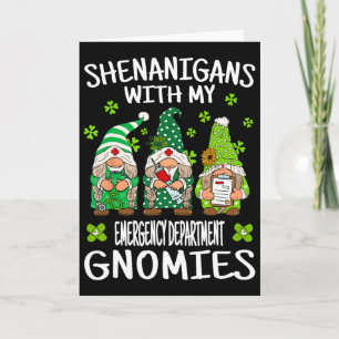 Schabernack mit meiner Notaufnahme St. Patrick Karte